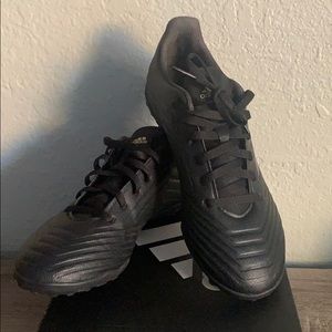 Adidas turf shoes for soccer, 6.5 Black